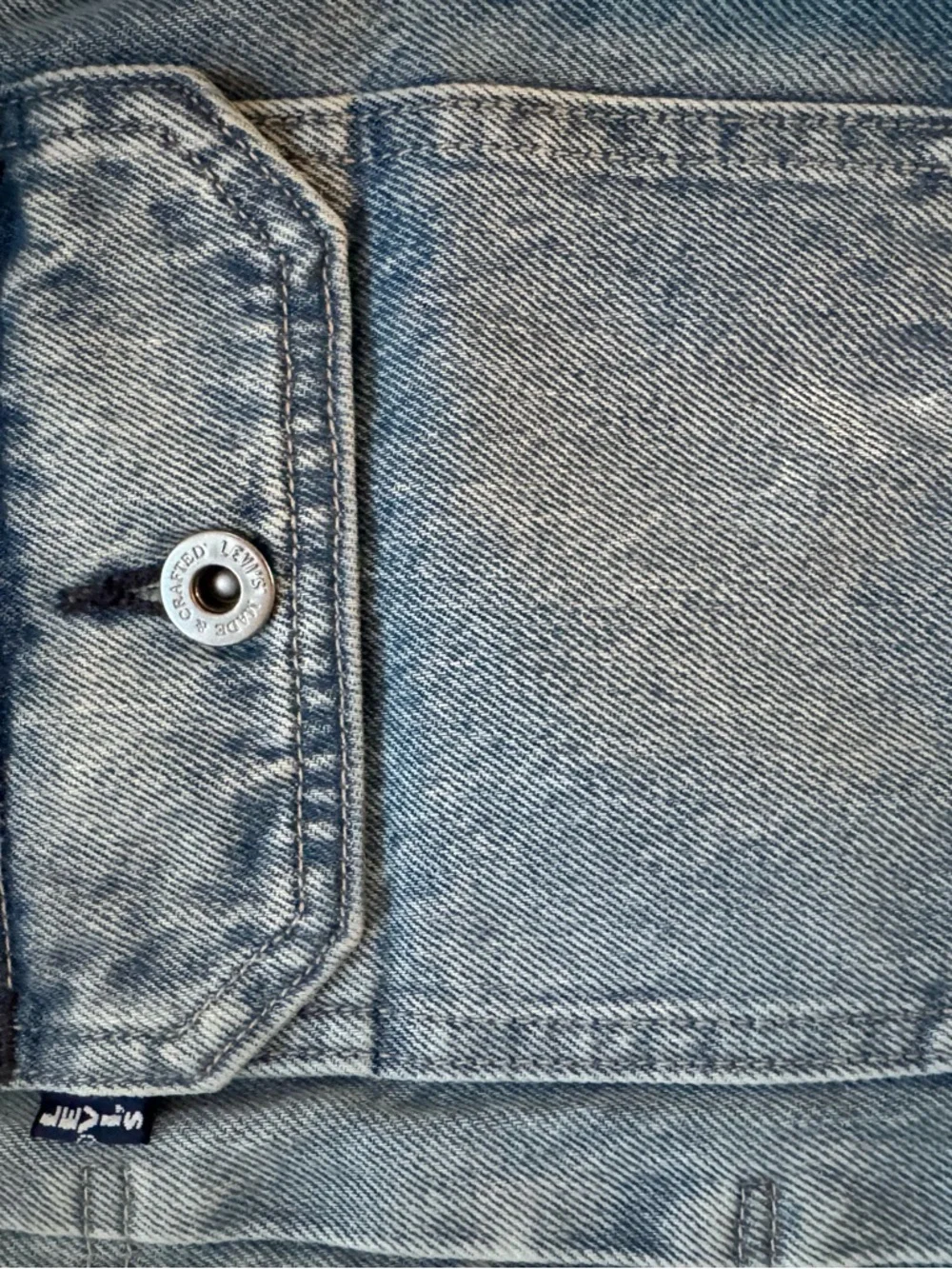 Levi’s Made & Crafted Denim Trucker Jacket Men’s M Light Wash Made in Turkey